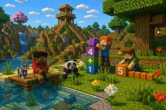 Kadr z zajęć Matcraft